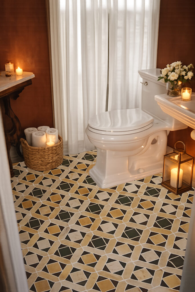 giallo antico floor pattern