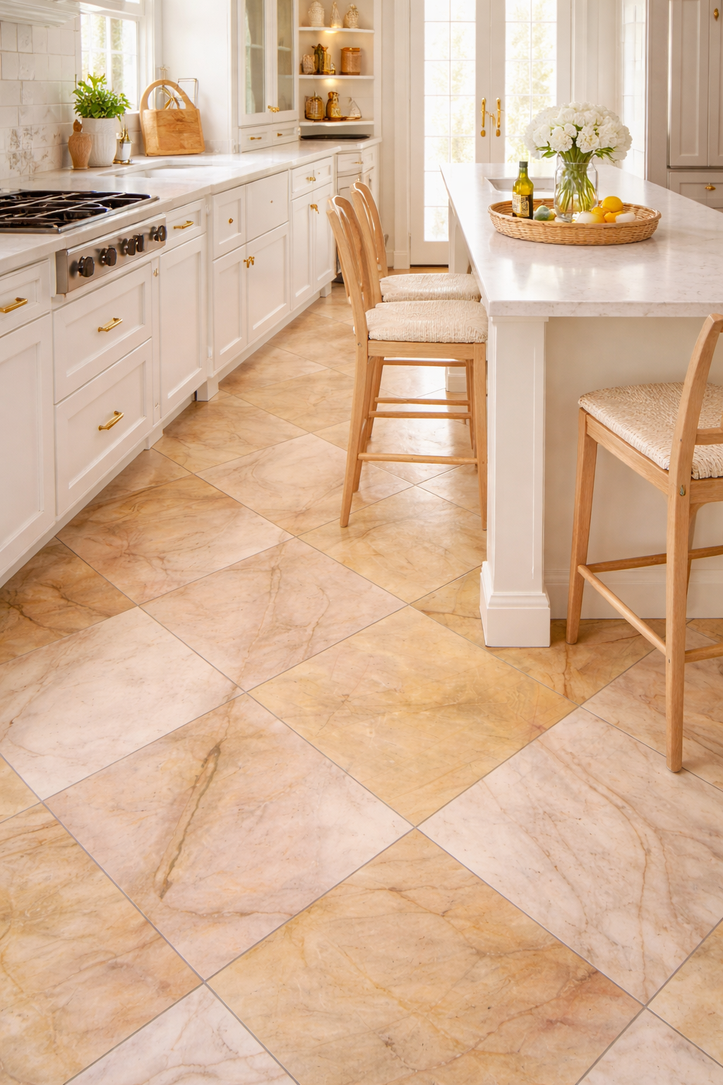 giallo antico marble tiles