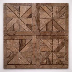 caesar brown parquet tile limestone