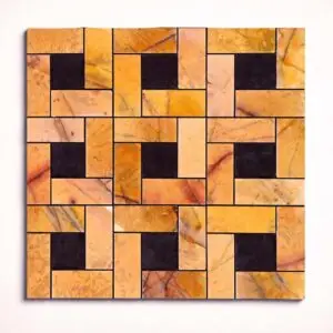 giallo antico marble pinwheel