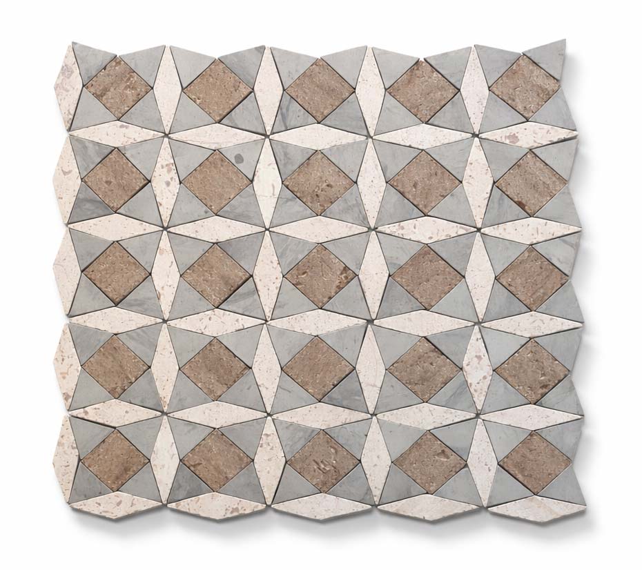 mosaic hand cut losenge