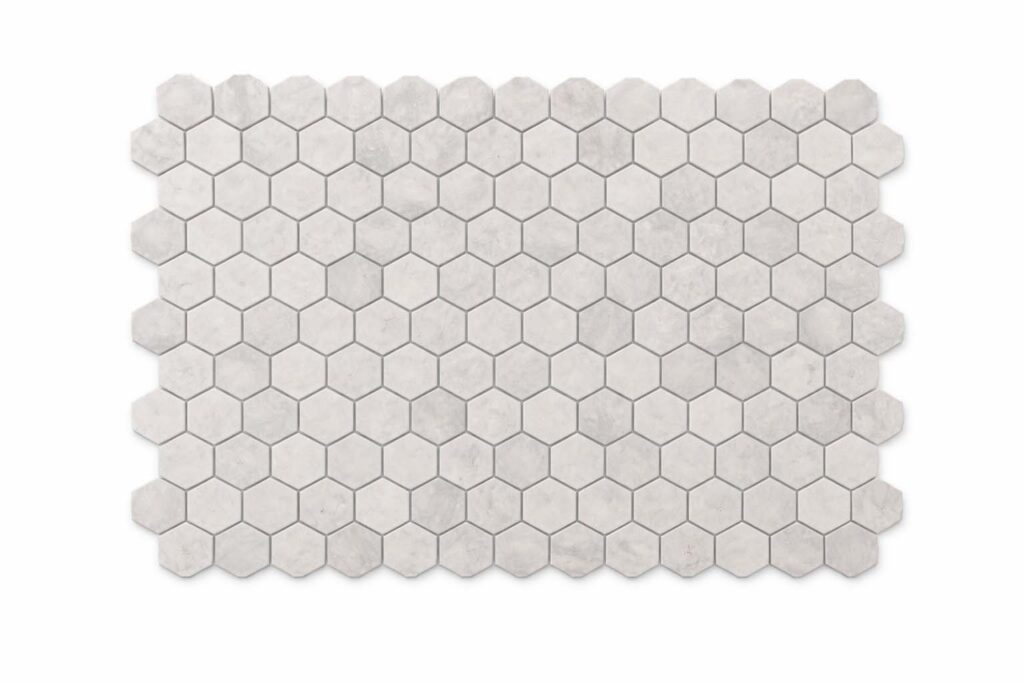 mosaic hexagon limestone