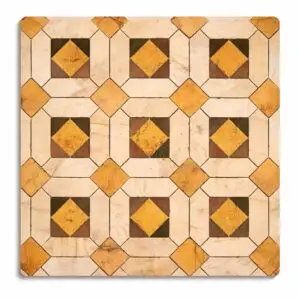 opus sectile pattern giallo antico marble